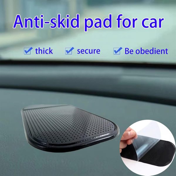 1 Pc Car Dashboard Sticky Pad | Anti-slide Fixate Sticky Mat Pad For Car Dashboard