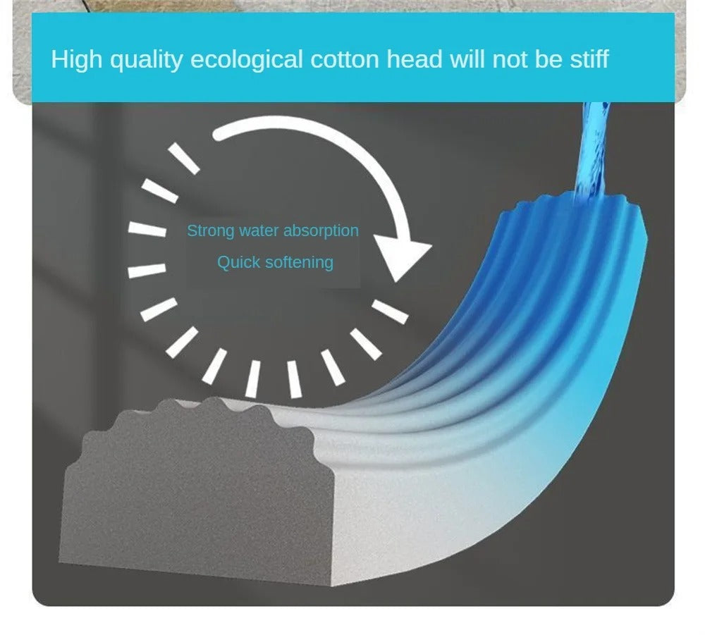 Mini Squeeze Mop Portable Cleaning Mop Desk Cleaner Window Glass Sponge Cleaner Wear-resistant Household Cleaning Tools