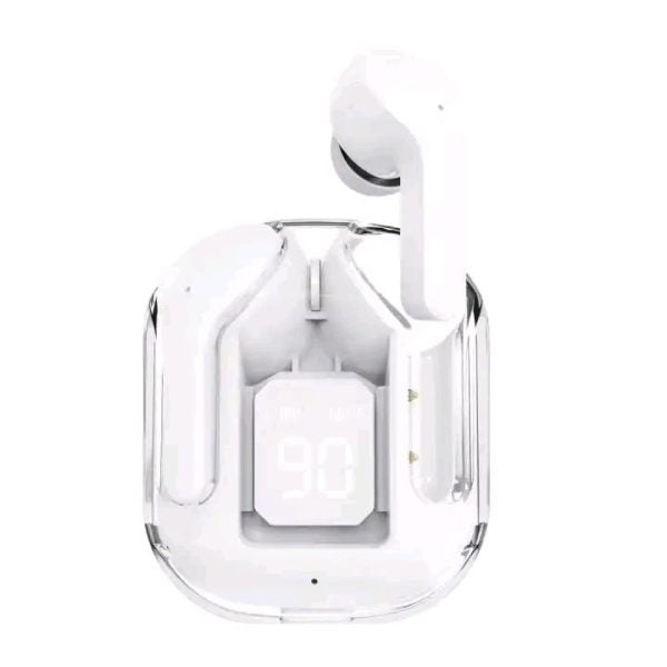 Air31 Wireless Crystal Transparent Bluetooth/airpods/earbuds