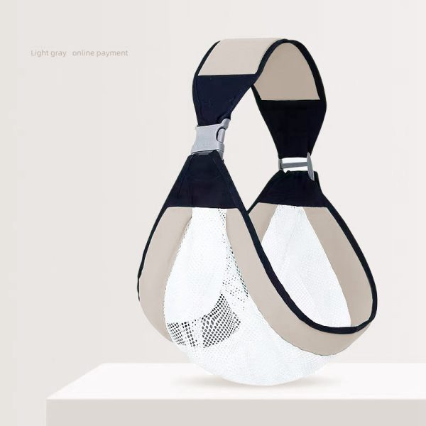 Baby Carrier, Ergonomic Baby Strap One Shoulder Labor-saving Polyester Baby Half Wrapped Sling (random Color)