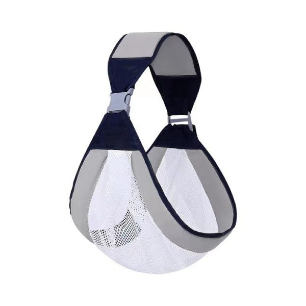 Baby Carrier, Ergonomic Baby Strap One Shoulder Labor-saving Polyester Baby Half Wrapped Sling (random Color)