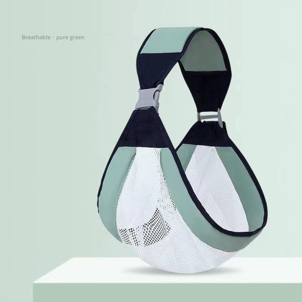 Baby Carrier, Ergonomic Baby Strap One Shoulder Labor-saving Polyester Baby Half Wrapped Sling (random Color)