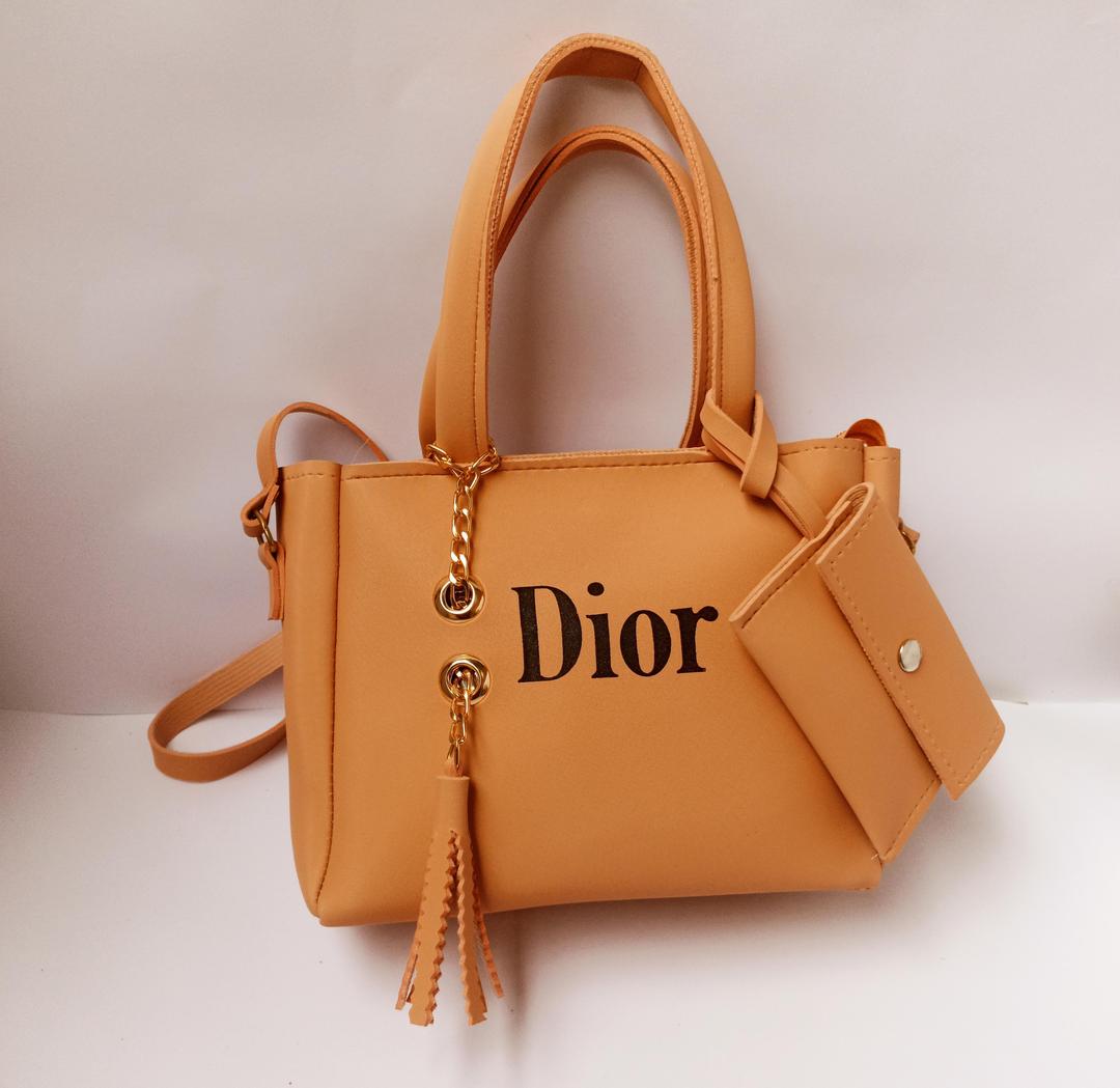 Women's PU Leather Printed Handbag set