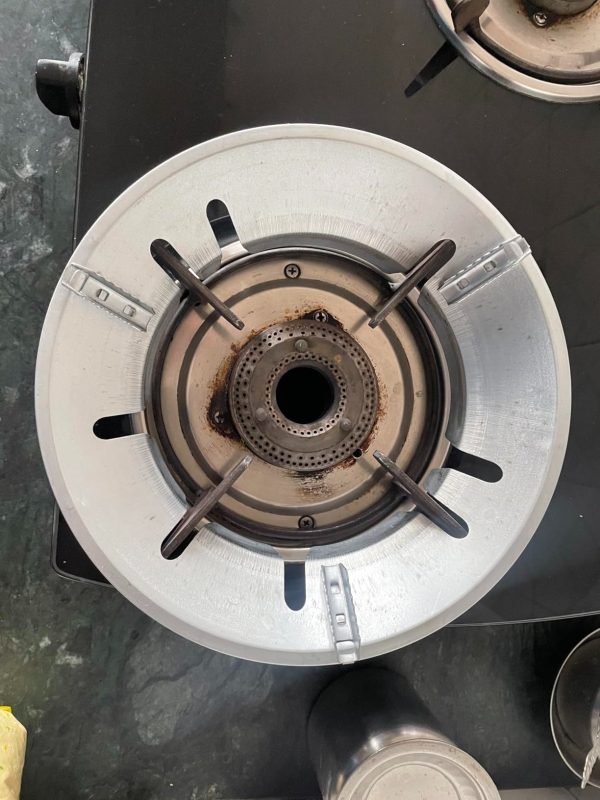 Briout Gas Saver Burner Stand,windproof Energy Saving(silver Color)