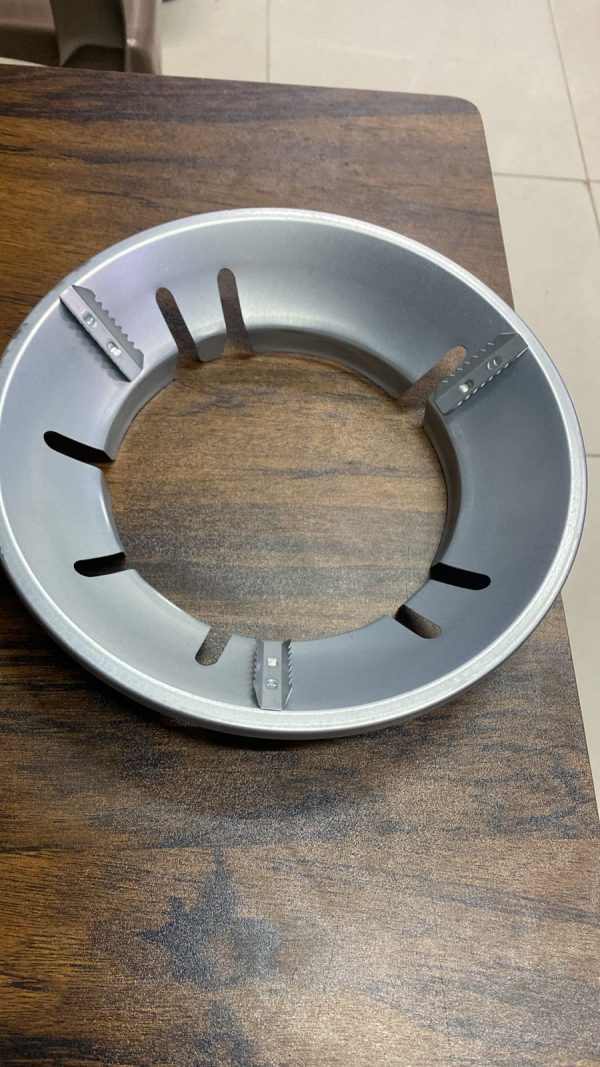 Briout Gas Saver Burner Stand,windproof Energy Saving(silver Color)