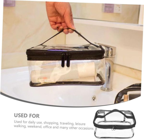 Clear Travel Makeup Bag – Waterproof, Portable, And Stylish Organizer For Cosmetics