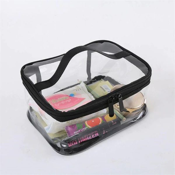 Clear Travel Makeup Bag – Waterproof, Portable, And Stylish Organizer For Cosmetics