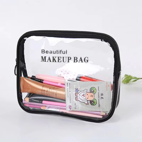 Clear Travel Makeup Bag – Waterproof, Portable, And Stylish Organizer For Cosmetics