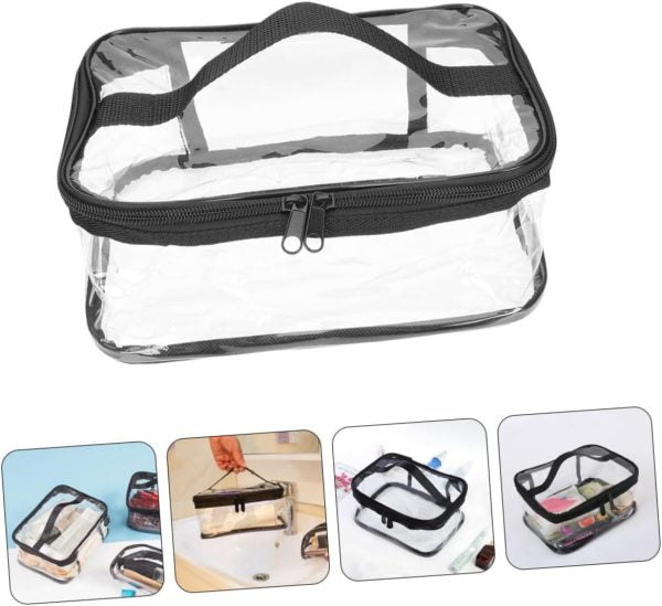 Clear Travel Makeup Bag – Waterproof, Portable, And Stylish Organizer For Cosmetics