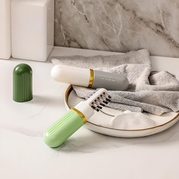 Multifunction Travel Portable Liquid Spray, 2-sided Rubber Polish Eraser With Soft Bristle Brush