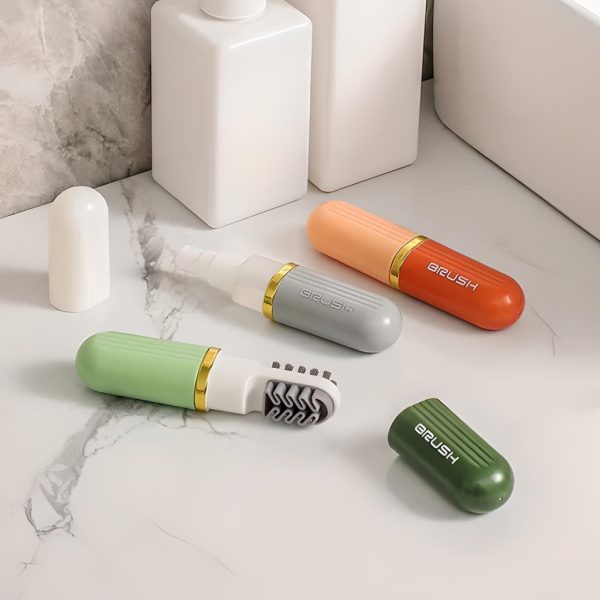 Multifunction Travel Portable Liquid Spray, 2-sided Rubber Polish Eraser With Soft Bristle Brush