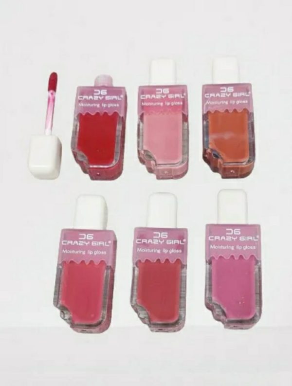 Pack Of 06 – Crazy Girl Ice Cream Matte Lipgloss