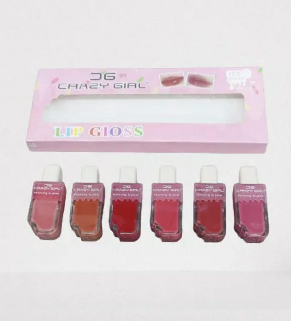 Pack Of 06 – Crazy Girl Ice Cream Matte Lipgloss