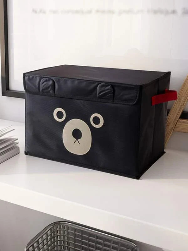 Cartoon Storage Box – Multipurpose Foldable Cube Storage Bin For Kids (random Color)