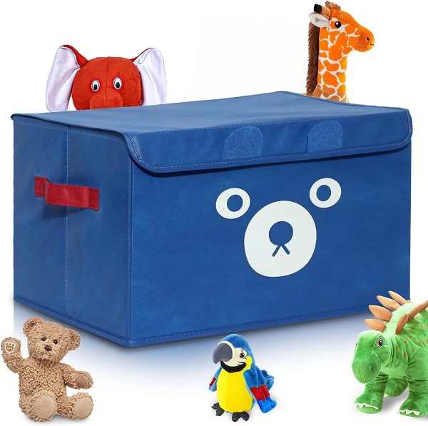 Cartoon Storage Box – Multipurpose Foldable Cube Storage Bin For Kids (random Color)