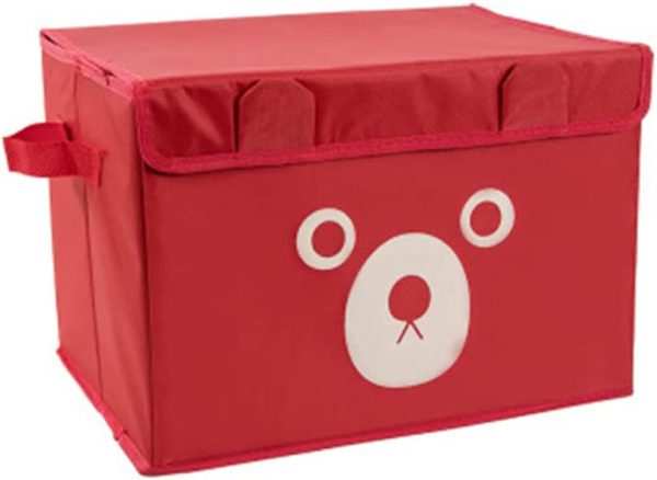 Cartoon Storage Box – Multipurpose Foldable Cube Storage Bin For Kids (random Color)