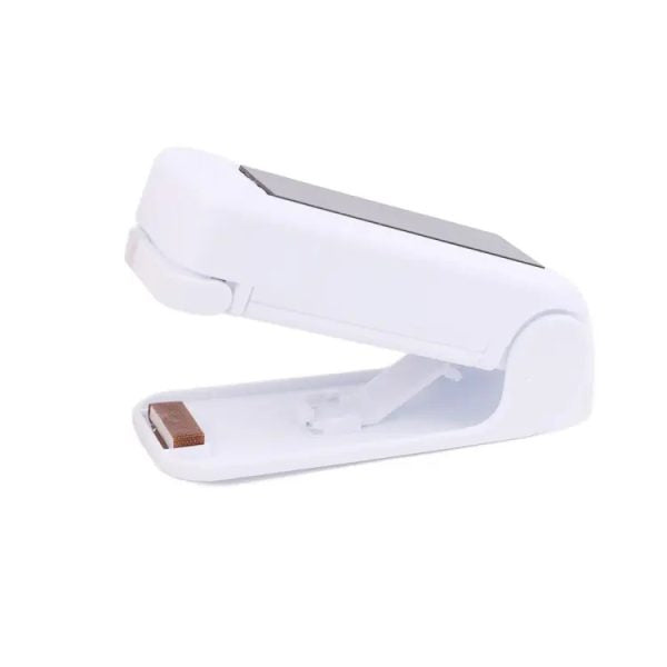 Portable Mini Sealer Home Heat Bag Plastic Food Snacks Bag Storage Bag Clips