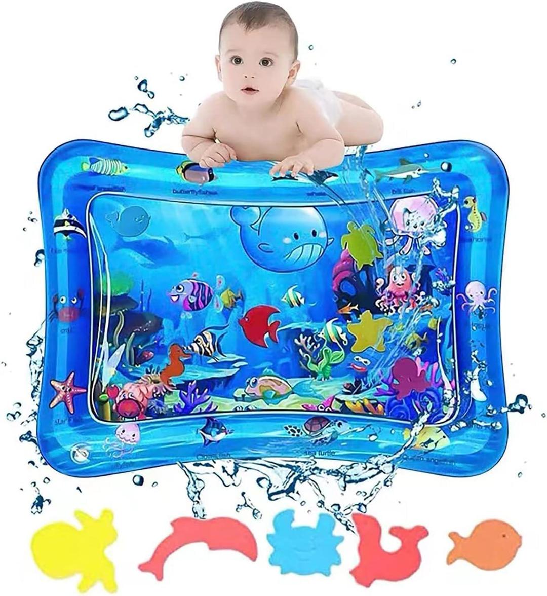 Inflatable Baby Water Play Mat - Tummy Time Toy for Infants