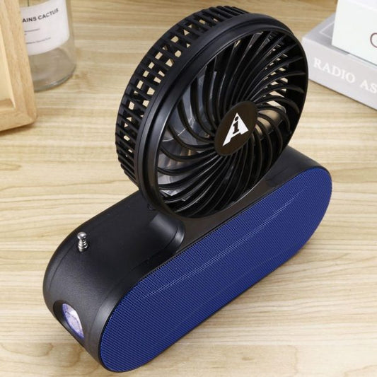 Solar Fan Bluetooth Speaker | Wireless Outdoor Portable With Blowing Flashlight | Listening To Music Support